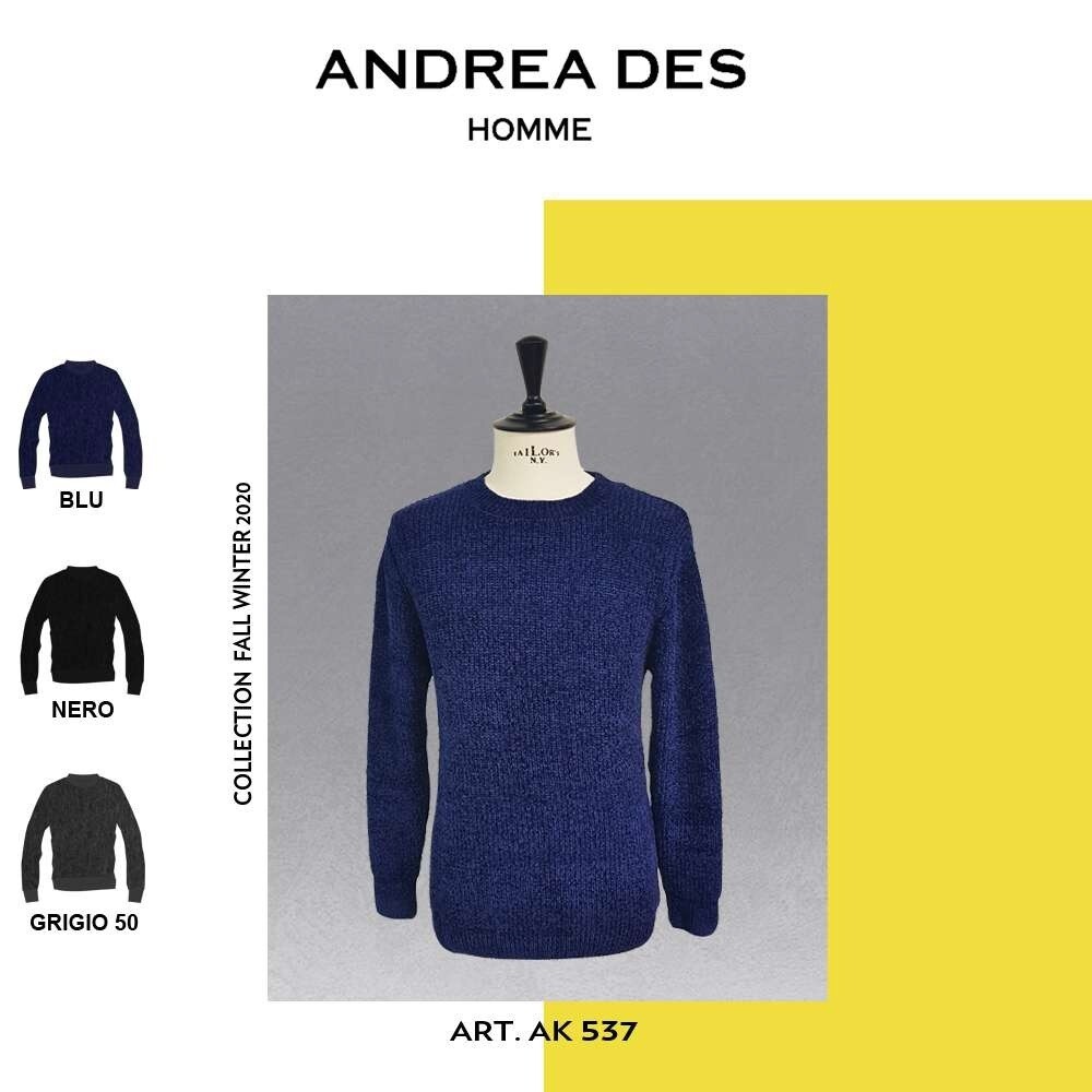 Maglione girocollo in ciniglia