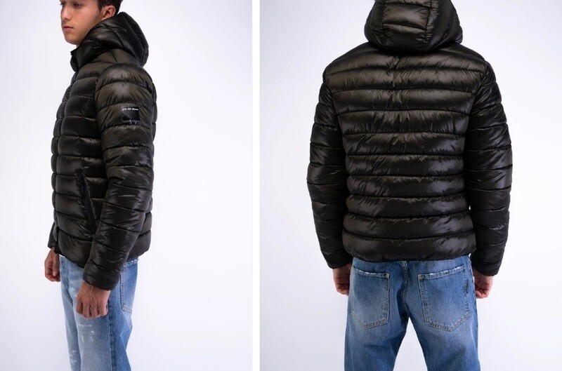 Giubbino regular con cappuccio