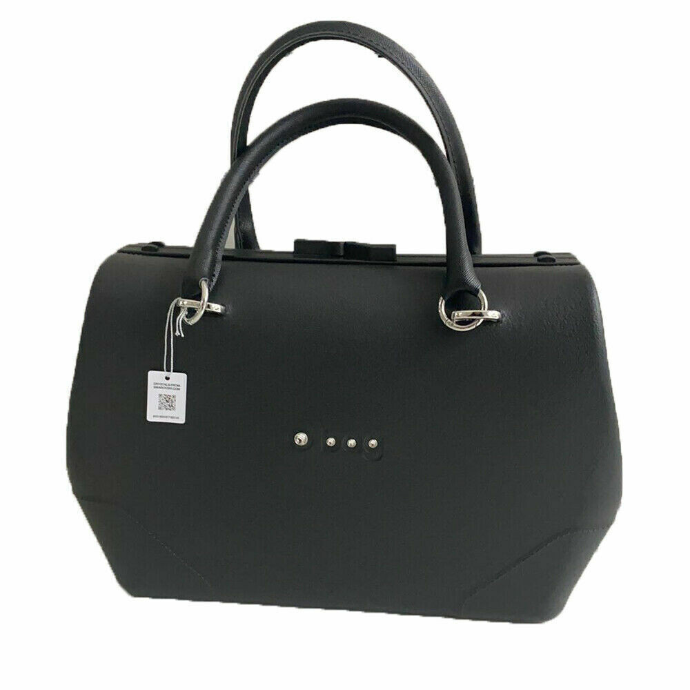 O bag doc con cristalli Swarovski e tracolla