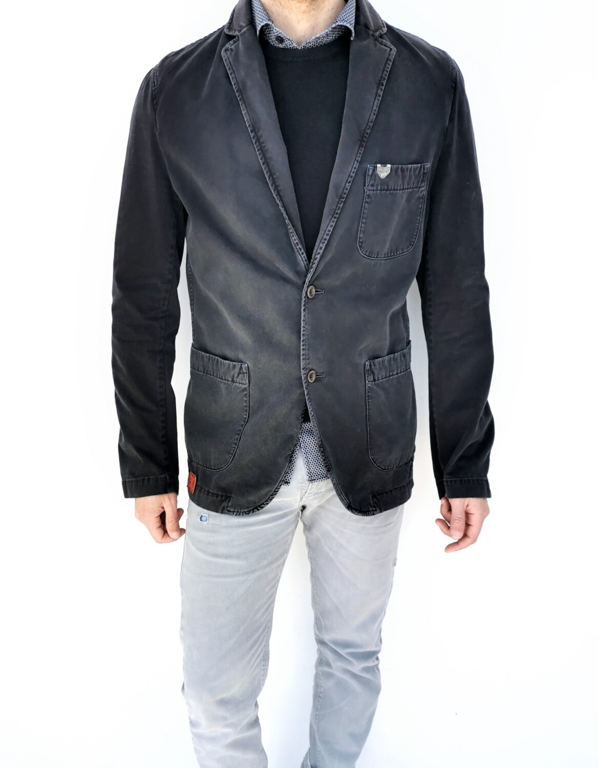 Giacca in bull wash denim