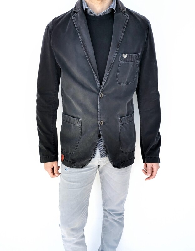 Giacca in bull wash denim