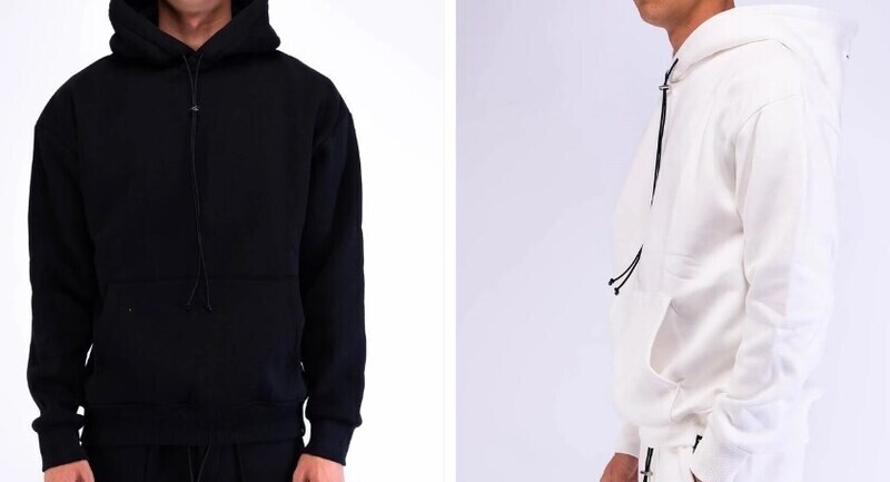 Felpa regular basic con coulisse