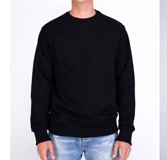 Felpa basic girocollo