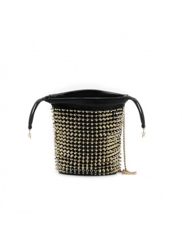 SACCHETTO IN ECOPELLE E BORCHIE