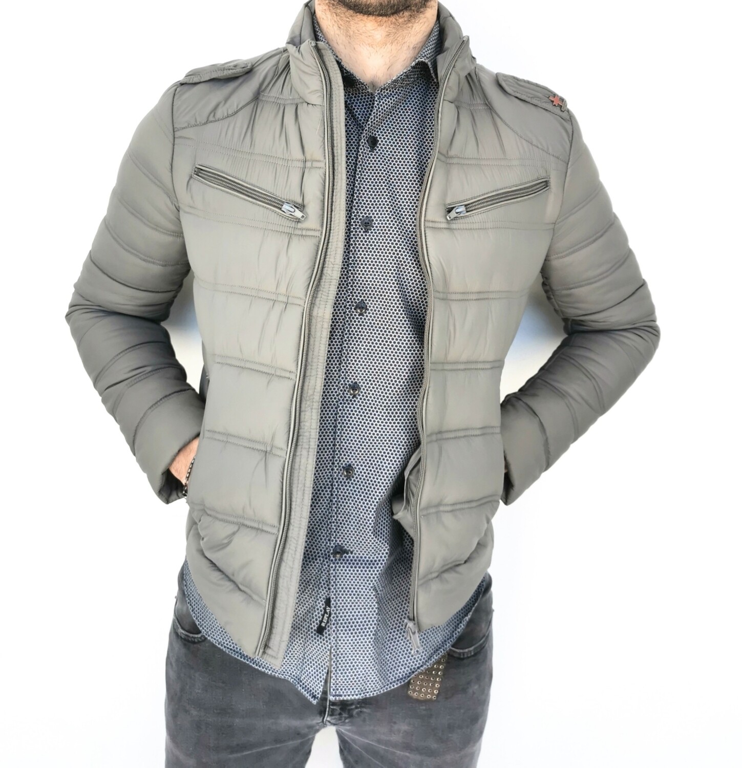 Giubbotto corto trapuntato