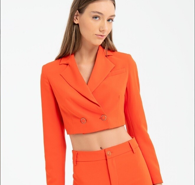 Giacca corta doppiopetto