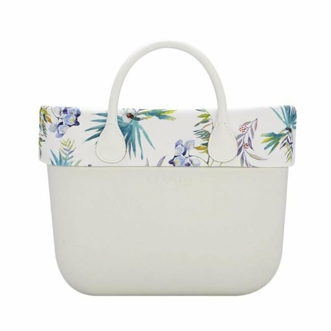 Bordo O BAG tessuto stampa Japan, COLOR: Latte