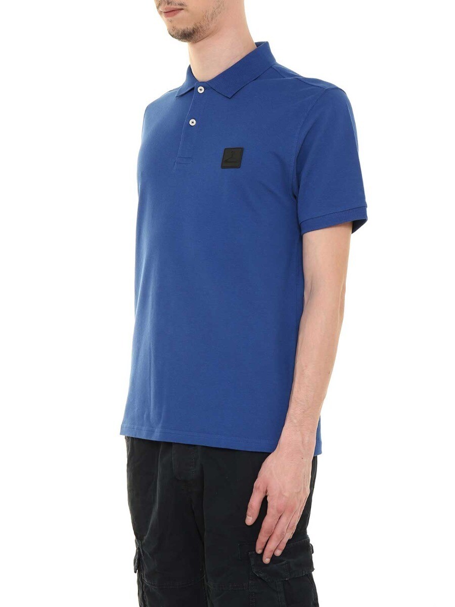 Polo piquet tinta unita, Size: S, COLOR: Blu marine