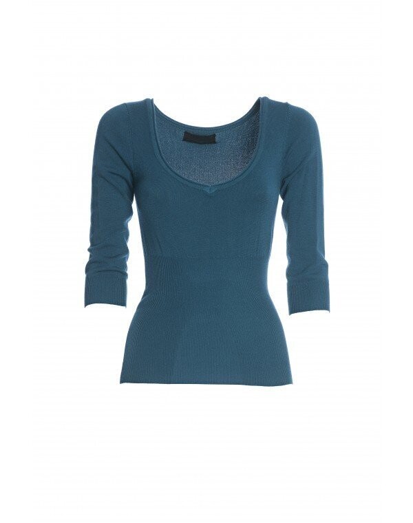 Maglia corta con scollo V