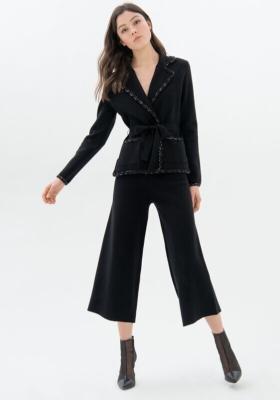 Giacca regular in maglia