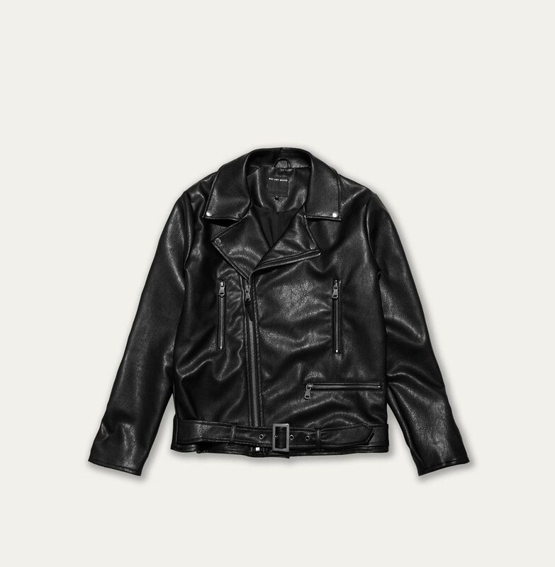 Giubbotto chiodo in eco pelle