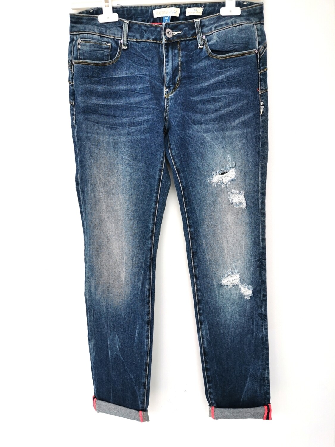 Jeans Fracomina con rotture