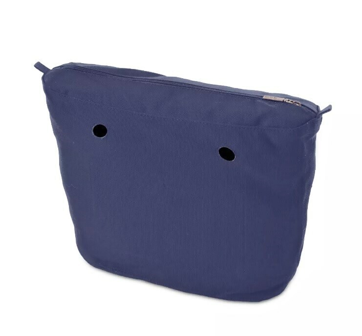 Sacca interna O bag tessuto canvas, COLOR: Blu