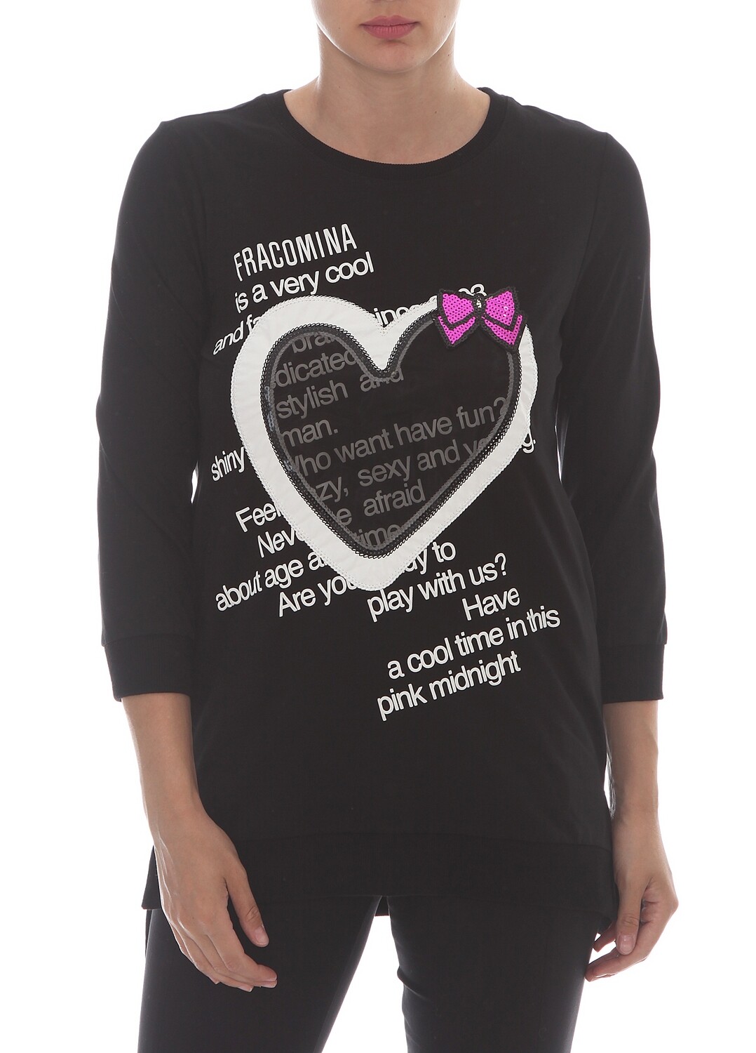 Felpa donna stampata