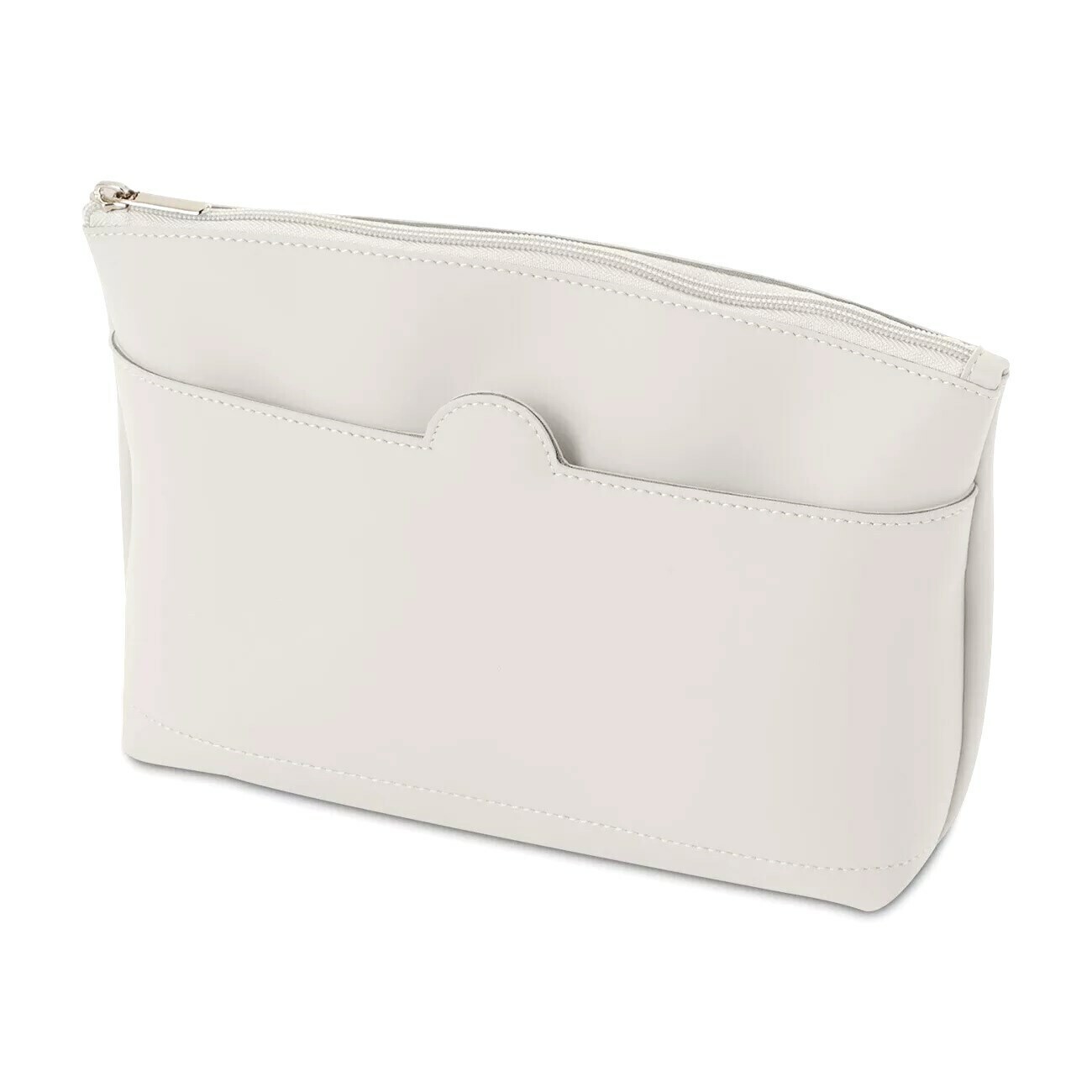 O bag up pochette in tessuto gommato soft