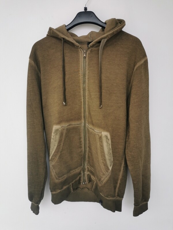 Felpa con zip e cappuccio