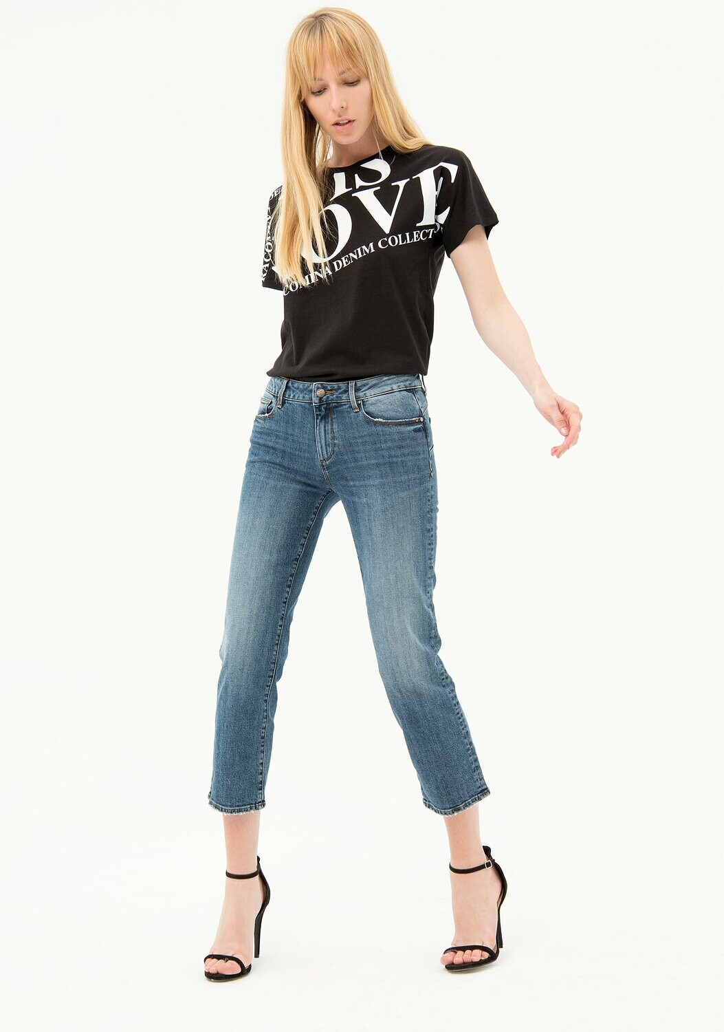 Jeans cropped regular slim