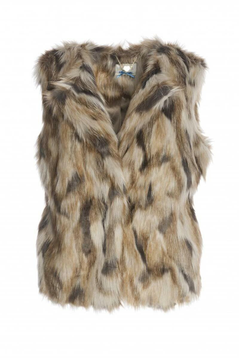 Eco pelliccia smanicata