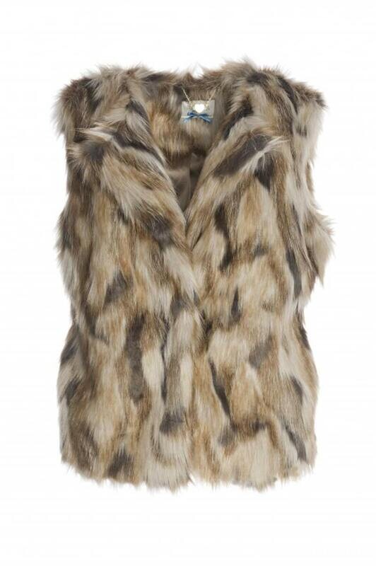 Eco pelliccia smanicata