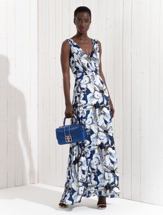 Vestito lungo floreale