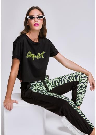 T-shirt corta in jersey