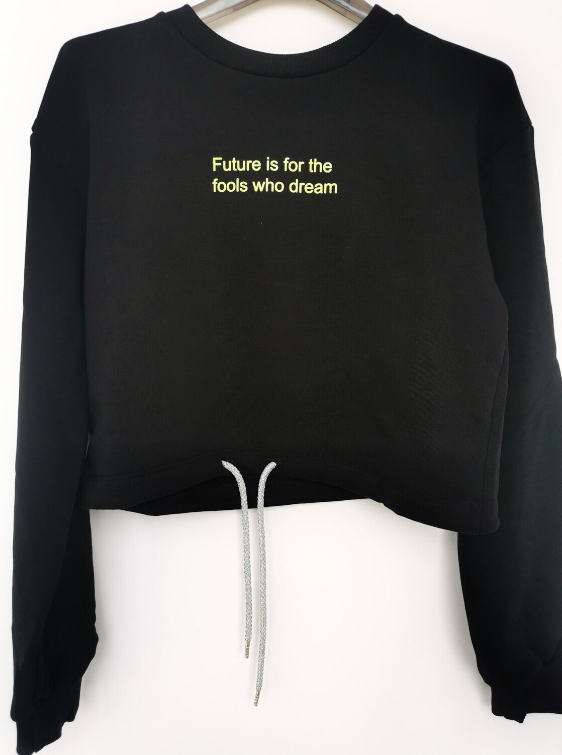 Felpa girocollo corta