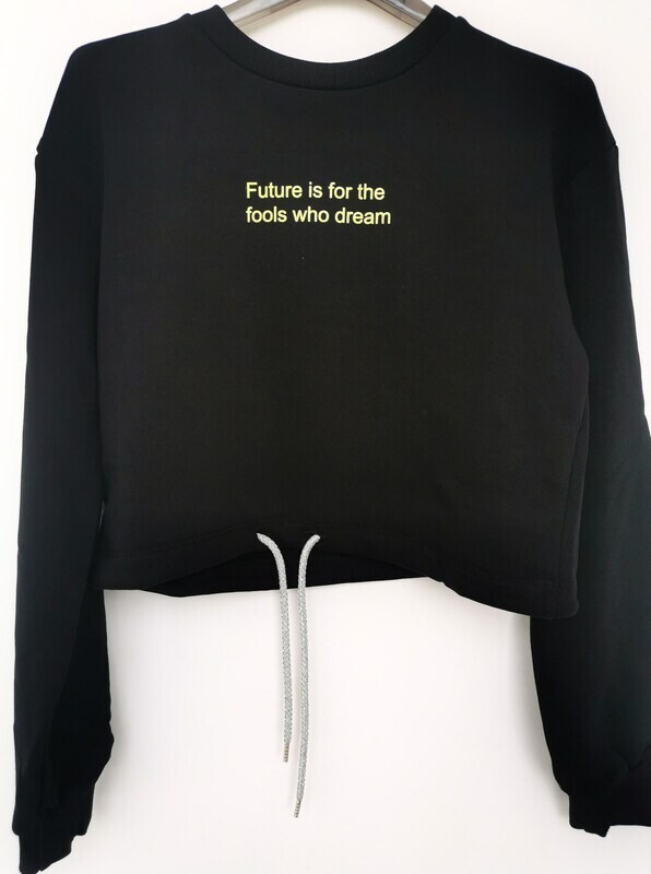 Felpa girocollo corta