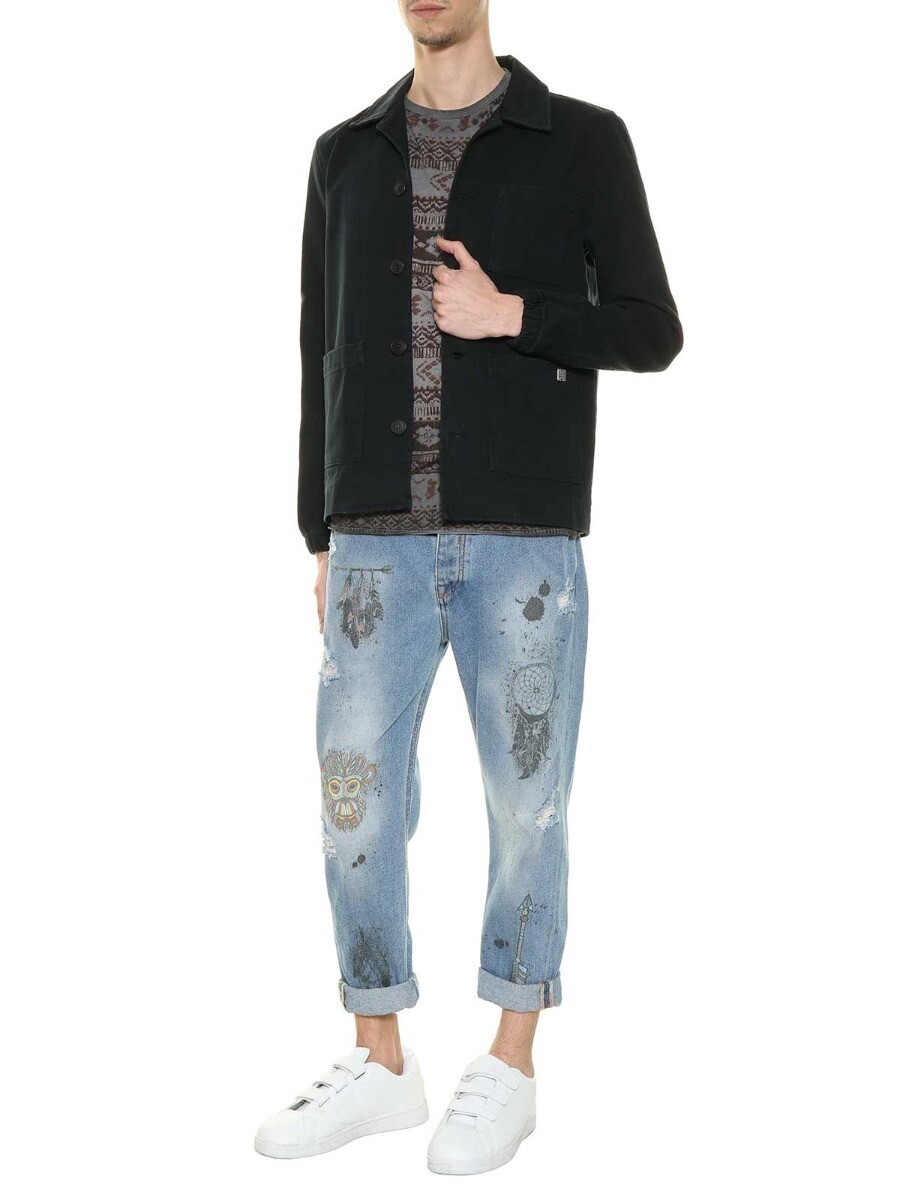 Giacca in bull denim