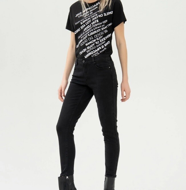 Jeans skinny shape up in denim stretch