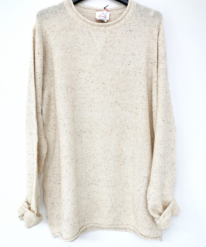 Maglione girocollo punto riso