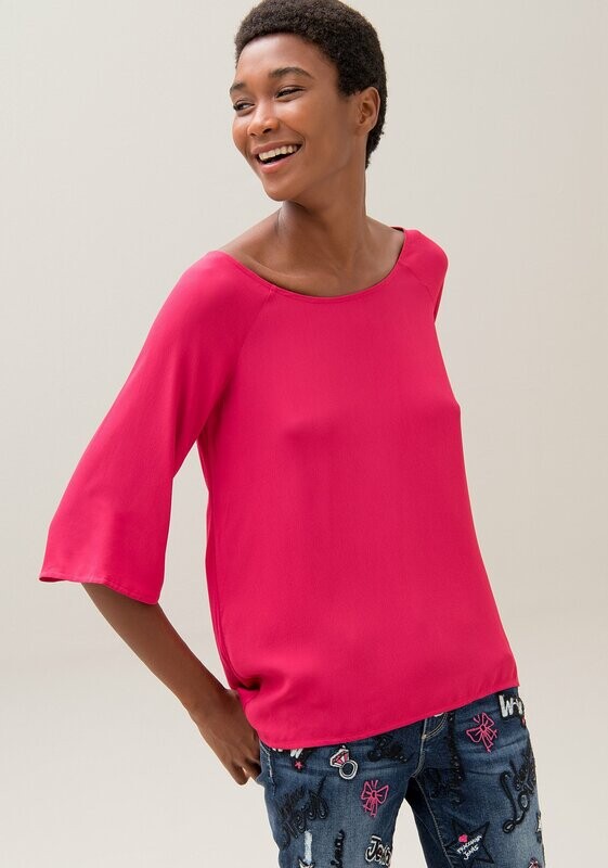 Maglia over con scollo a barca