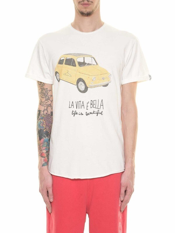 T-shirt con stampa "500"