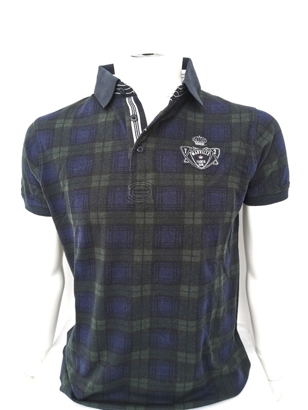 Polo uomo a quadretti