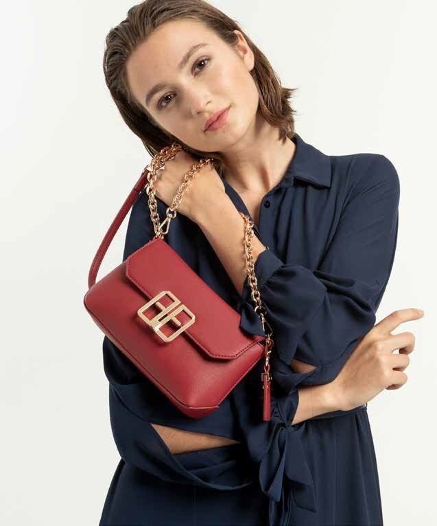 Borsa a spalla mini regular in eco pelle