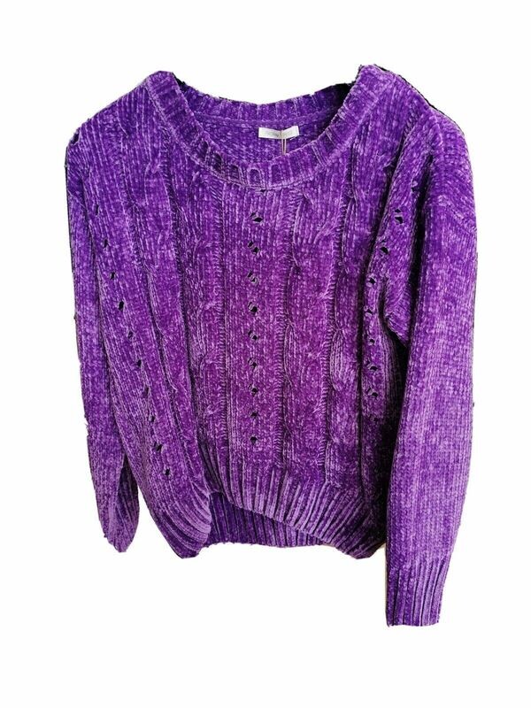 Maglione in ciniglia