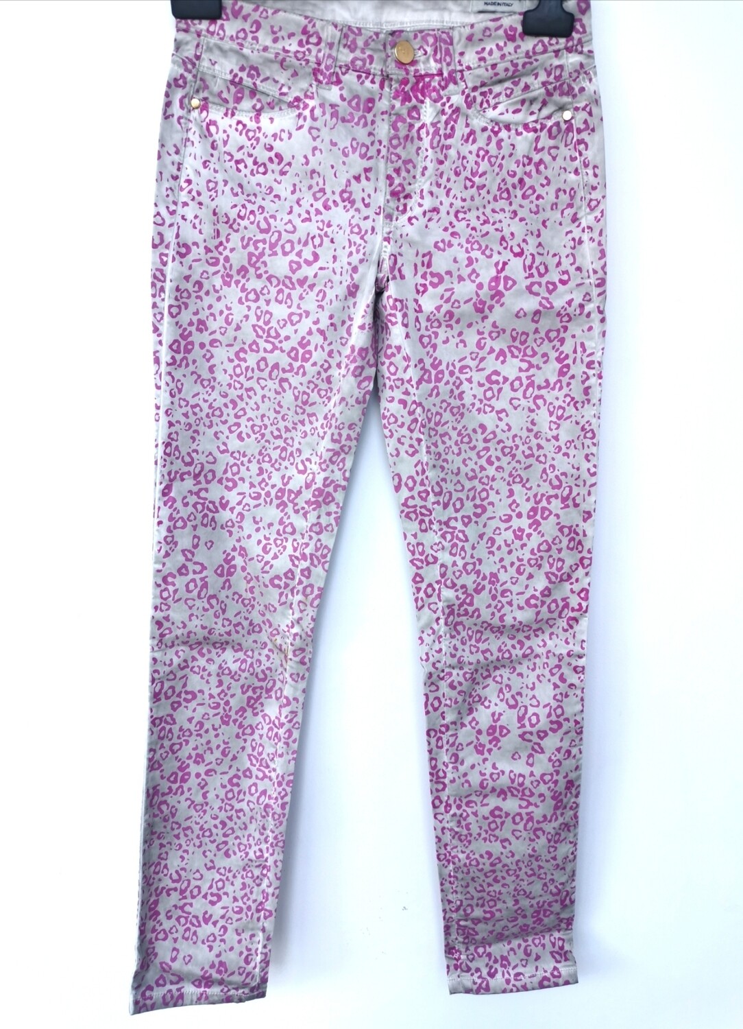 Pantalone skinny stampa animalier