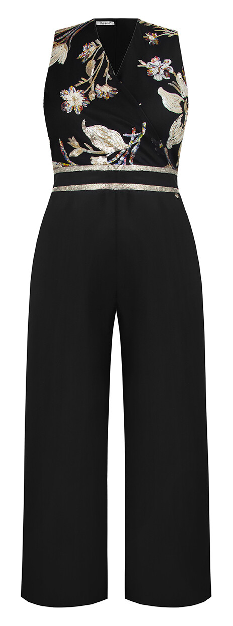 Tuta con scollo incrociato