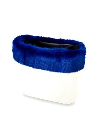 O bag bordo ecopelliccia volpetta bluette