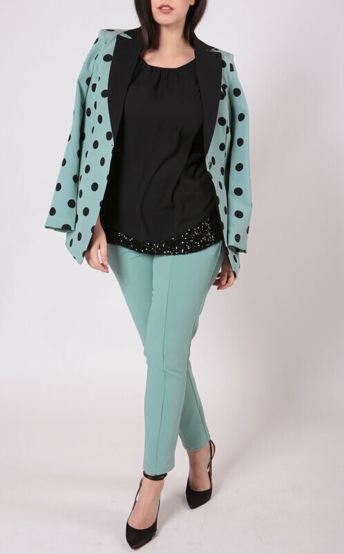 Pantalone skinny in crêpe