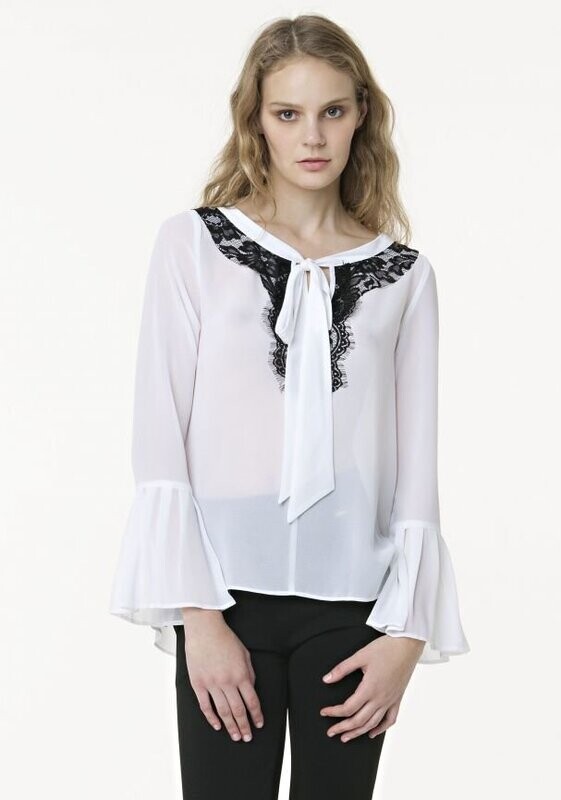 Blusa maniche a campana Fracomina