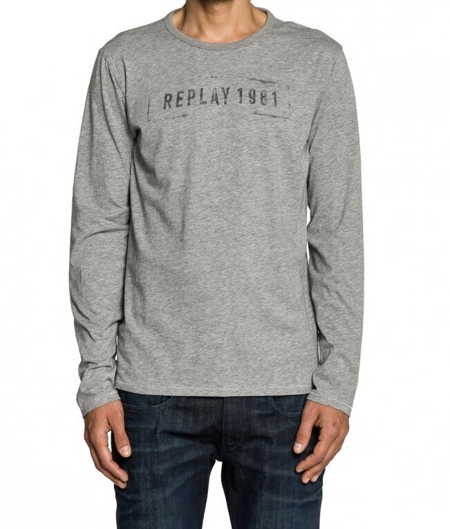 T- shirt in jersey manica lunga