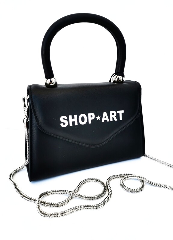 Borsa mini in ecopelle con tracolla 