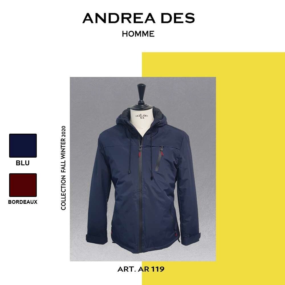 Giubbino regular con cappuccio