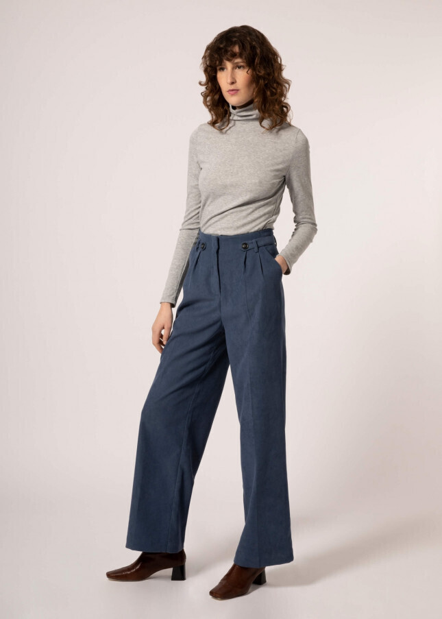 Pantalone in micro velluto ultra morbido