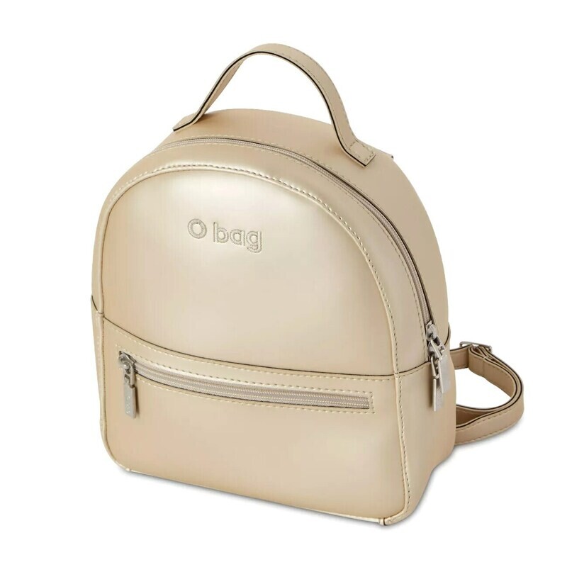 O bag jolie zaino in tessuto gommato