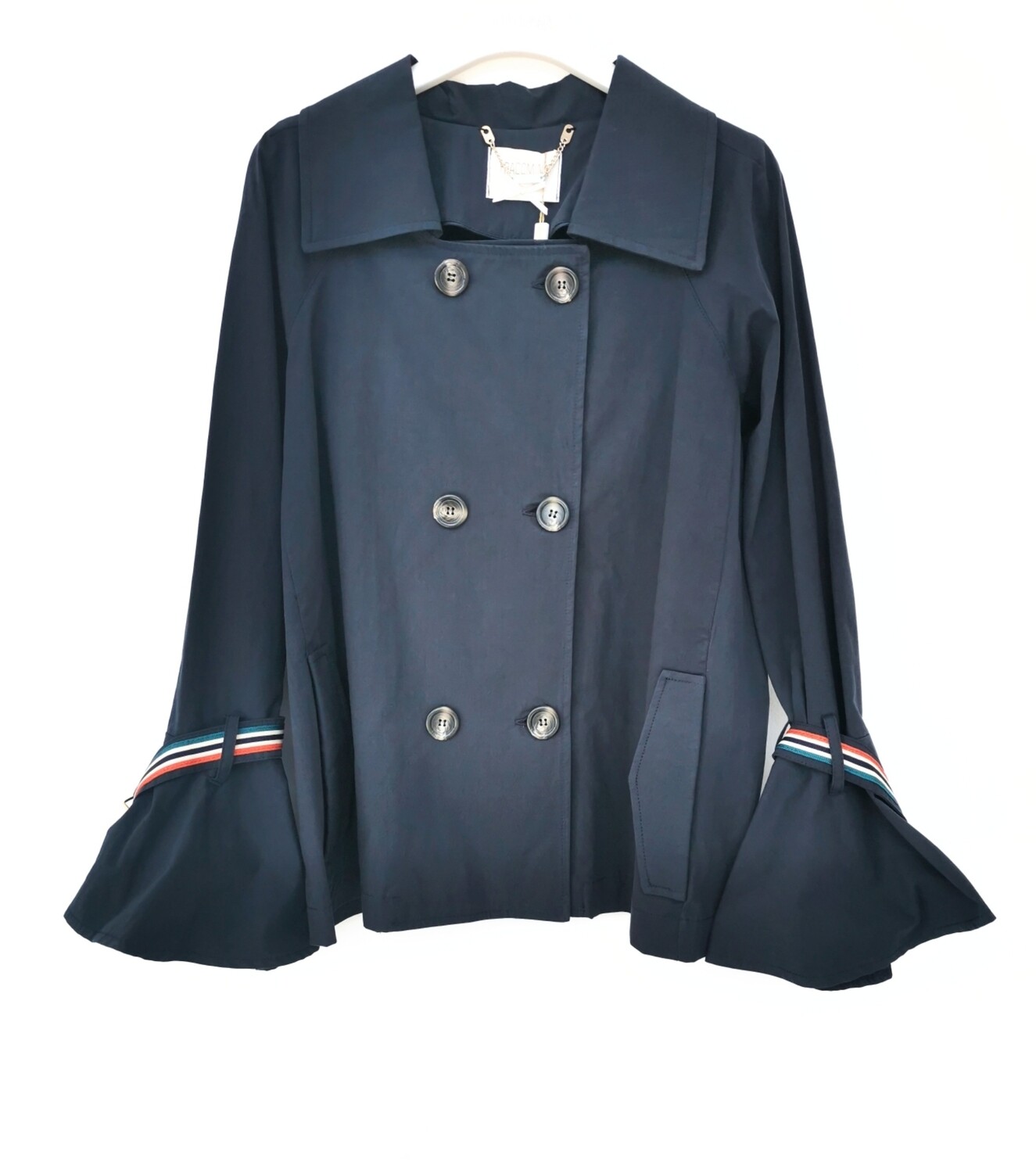 Trench corto in cotone leggero