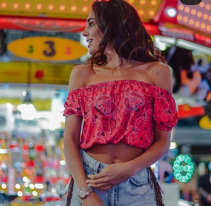 Top corto a fantasia