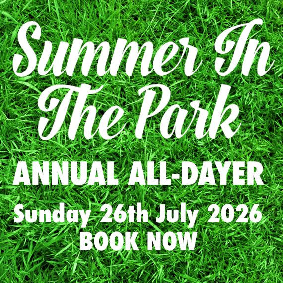 Summer In The Park 2026 tickets £20 plus £2 handling fee