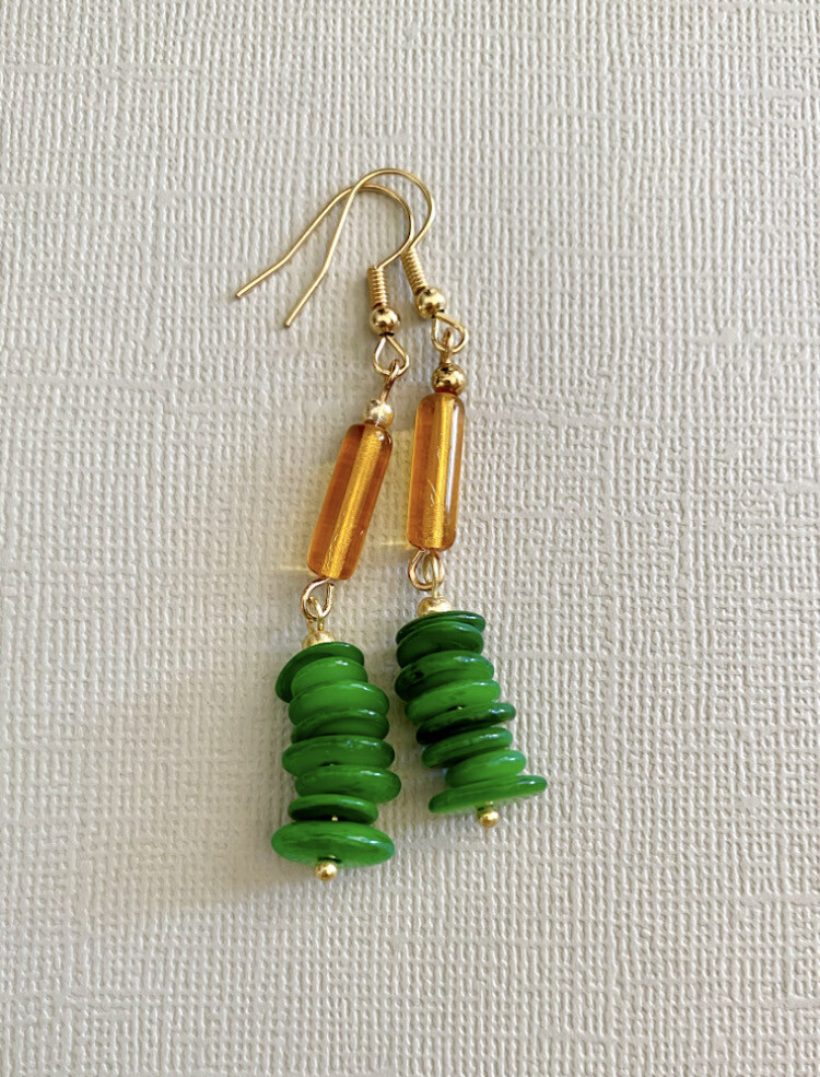 Green and Yellow Dangles
