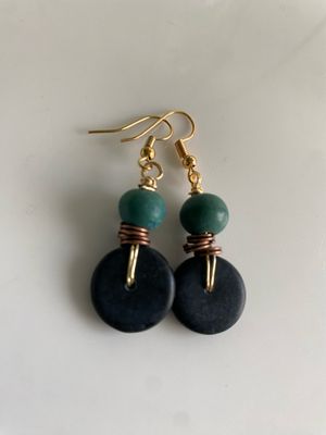 Wire Disc Earrings